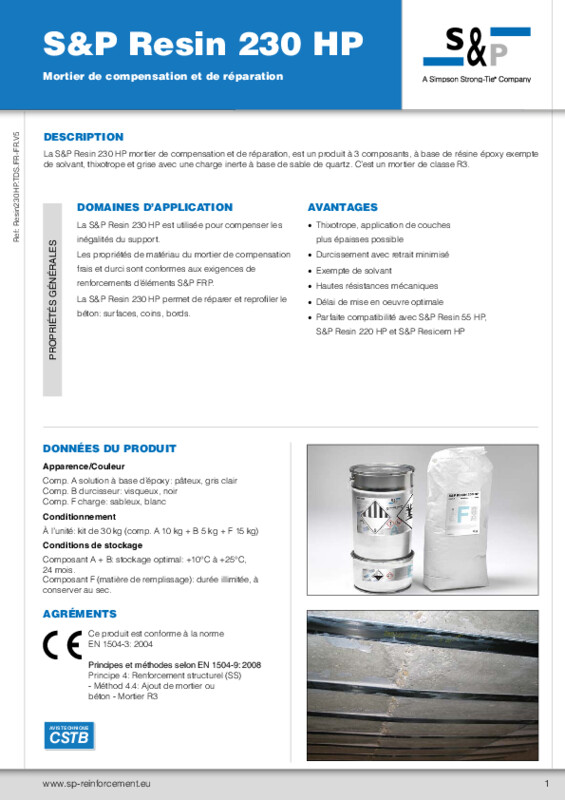 S&P Resin 230 HP (FDT)