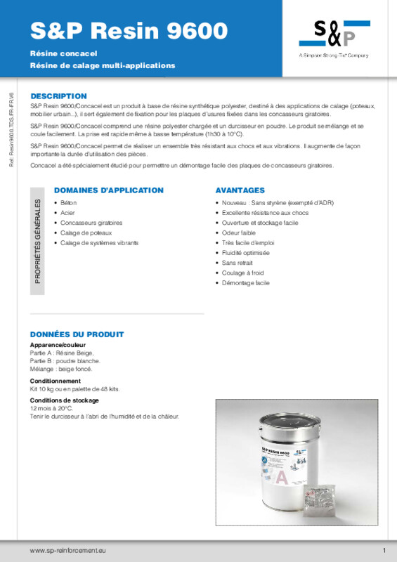 S&P Resin 9600 (FDT)