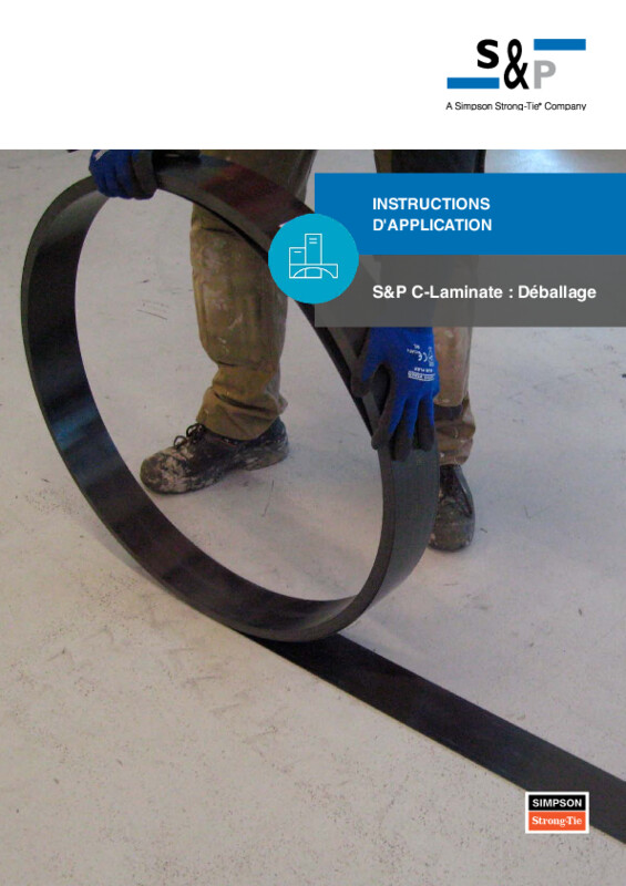 Déballage des Lamelles S&P C-Laminate, sans dérouleur