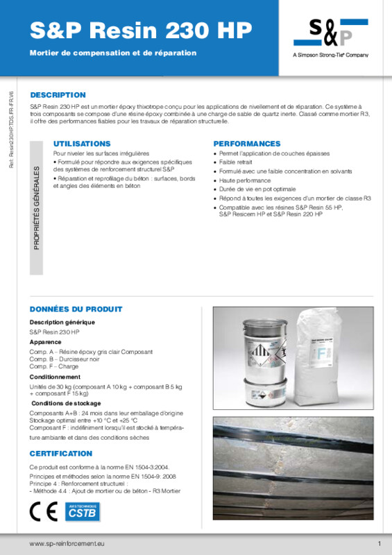 S&P Resin 230 HP (FDT)