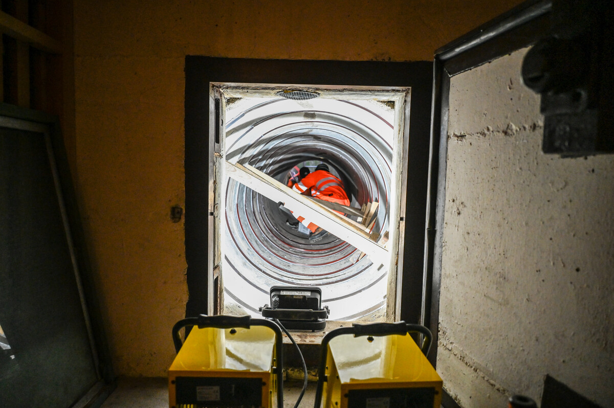 In Altdorf UR musste der Notausstieg eines Bunkers verstärkt werden.