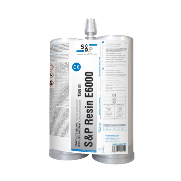 S&P Resin E6000 - Résine epoxy auto-lissante pour collage structural