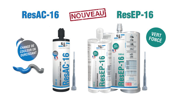 Gamme ancrage chimique
